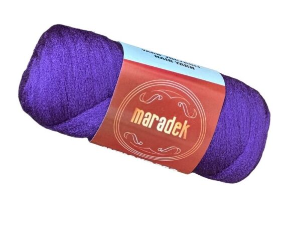 Purple Brazilian Wool 100% Acrylic Yarn for Crochet and Hair Braiding - 6 Packs - Image 5