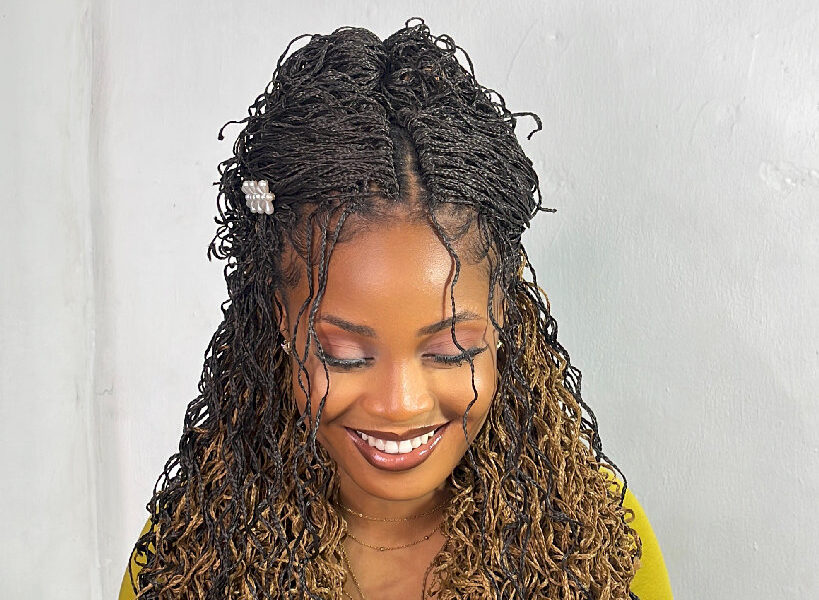 Curly ZIZI No Loop Micro Crochet Box Braids