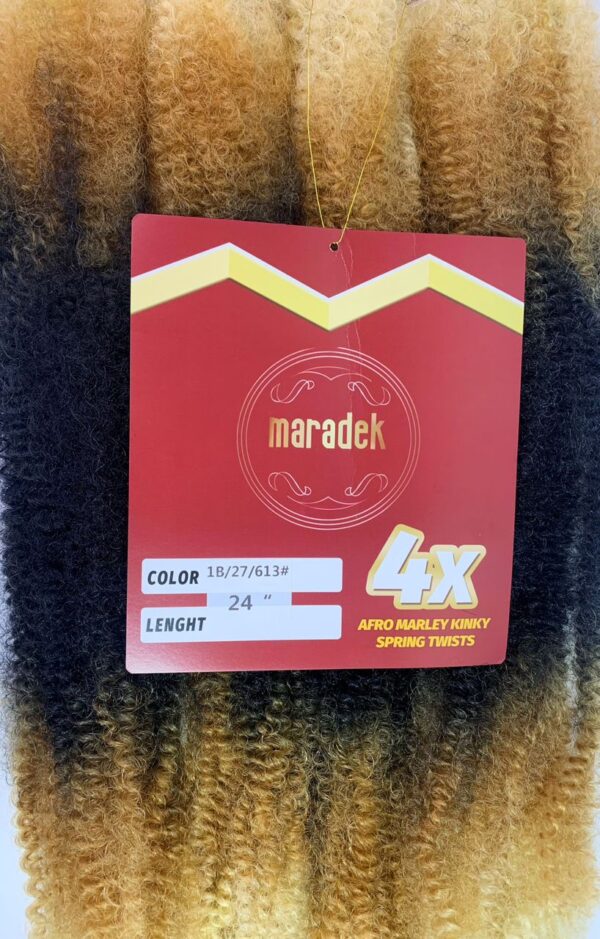 4x AFRO MARLEY KINKY SPRING TWIST - 1B/27/613 - Image 11