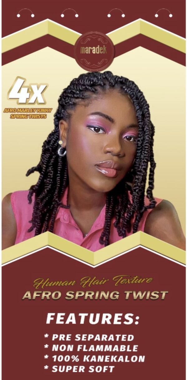 4x AFRO MARLEY KINKY SPRING TWIST - 1B/27/613 - Image 12