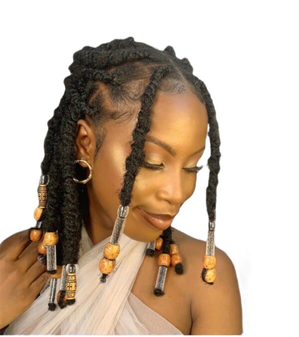 BLACK 4x AFRO MARLEY KINKY SPRING TWIST - 24 inches - Image 6