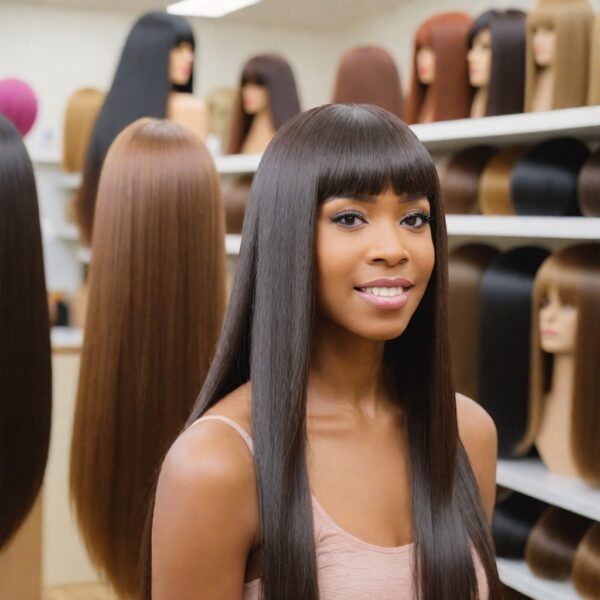 Pre-plucked 13x6 HD Transparent Human Hair 180% Density Natural Premium Full Lace Frontal Wig - Color 1B - Image 9