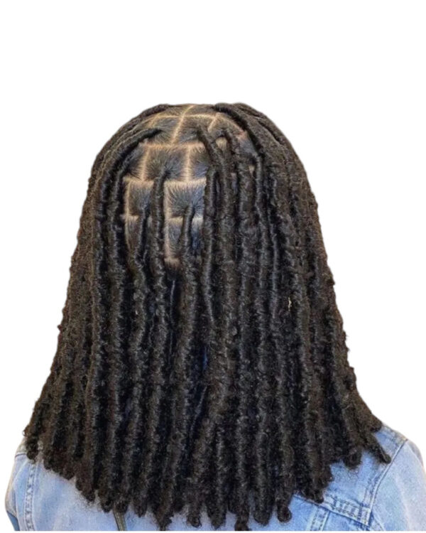 BLACK 4x AFRO MARLEY KINKY SPRING TWIST - 24 inches - Image 2