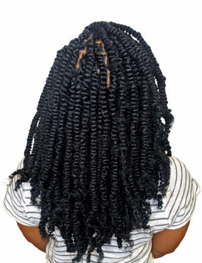 BLACK 4x AFRO MARLEY KINKY SPRING TWIST - 24 inches