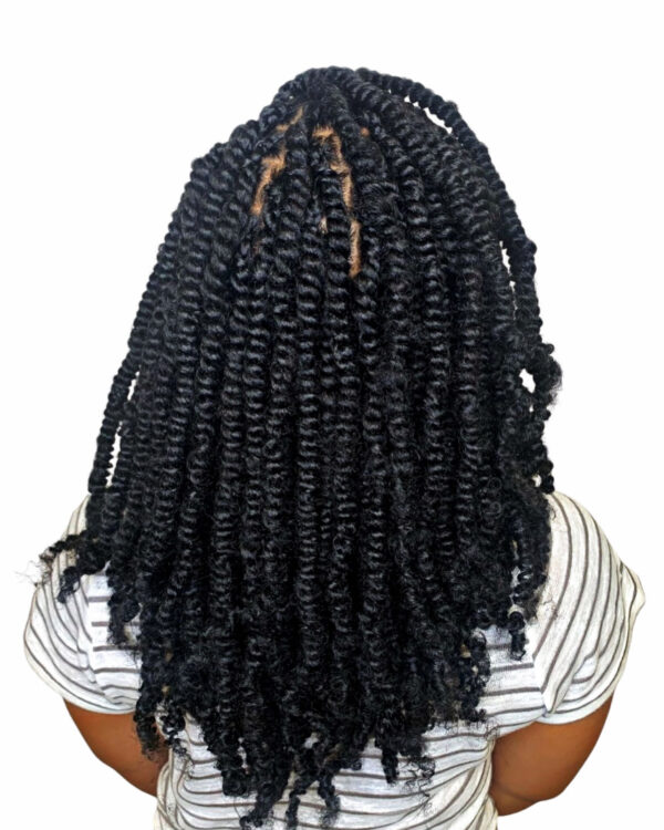 BLACK 4x AFRO MARLEY KINKY SPRING TWIST - 24 inches