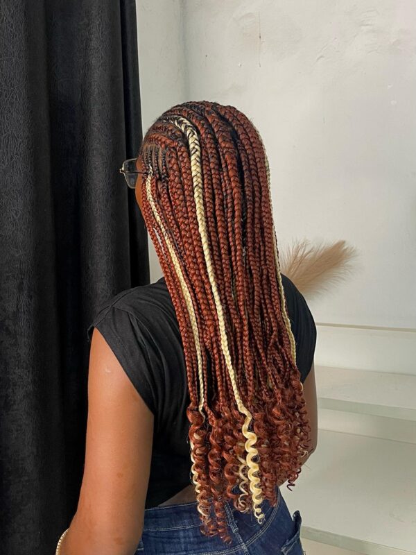6X Mega Pack Pre-Stretched Professional Braiding Hair Extension COLOUR 350# - Image 4