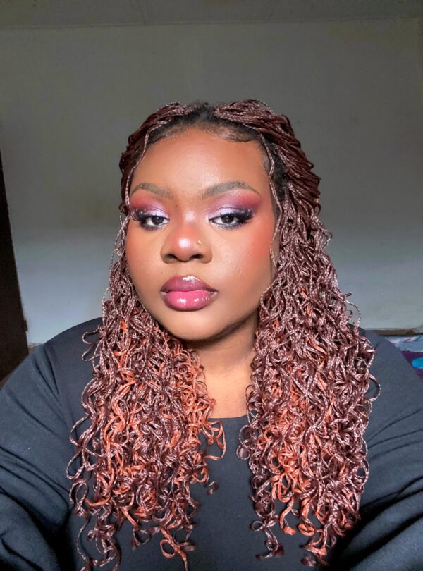 4x Curly Micro Zizi Wavy 30 Inch Folded Length Crochet Box Braids 33# 350# - Image 5