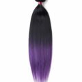 Maradek 6x Pre-Stretched Professional Braiding Hair - #1B/Purple
