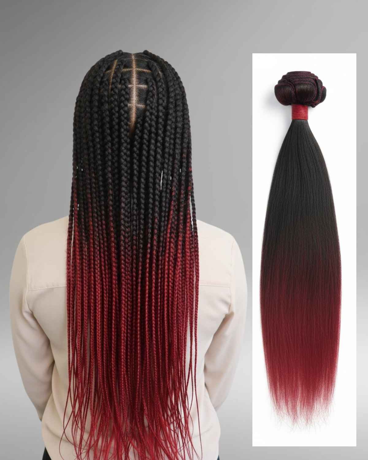 Maradek 6x pre-stretched professional braiding hair pack front