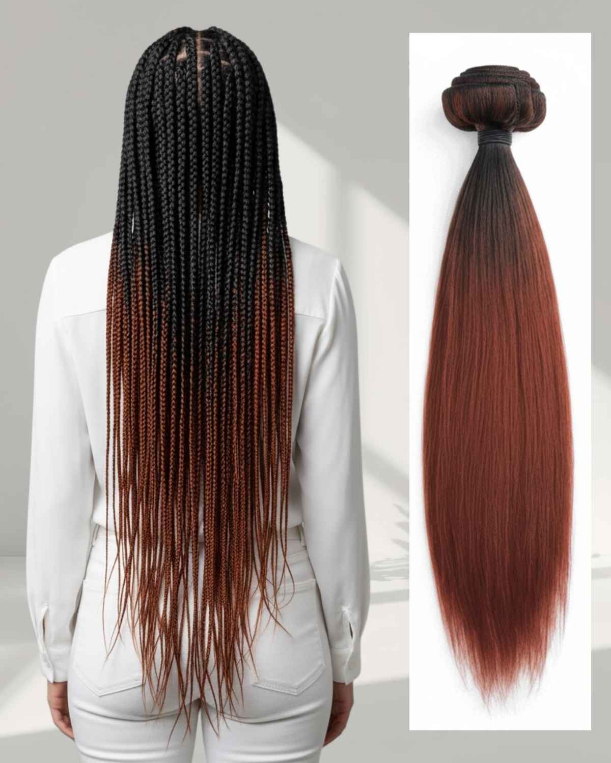 Maradek 6x pre-stretched professional braiding hair pack front