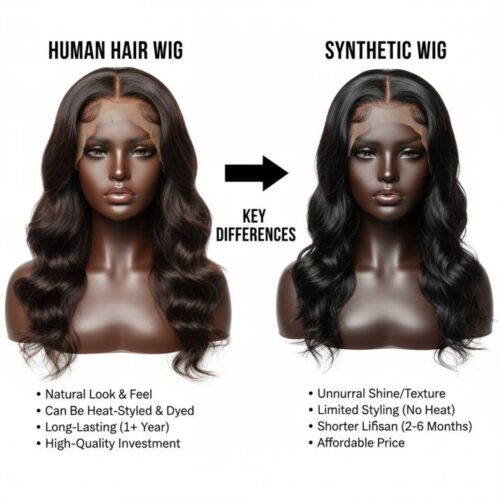 Side-by-side-comparison-image-of-a-human-hair-wig-vs-synthetic-wig-labeled-key-differences-realistic-style-presentation-e1760617543167