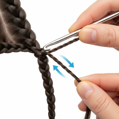 Step-by-step crochet braids for busy moms