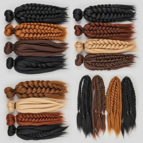 soft braiding hair for kids Brazilian wool
