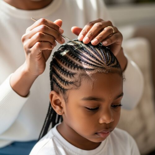 scalp care for kids braids gentle styling