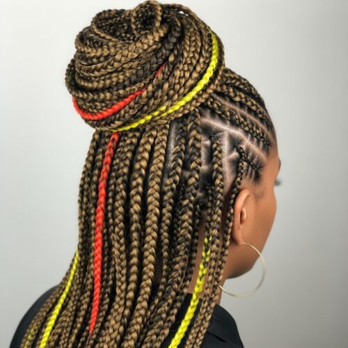 IMAGE PLACEMENT #1 (After This Section)

Gemini Image Prompt:
Bold protective hairstyle mixing Brazilian wool and synthetic braiding hair, thick colorful braids, high-detail texture, natural lighting, editorial hair photography.
Alt Text:
Brazilian wool with extensions bold protective hairstyle