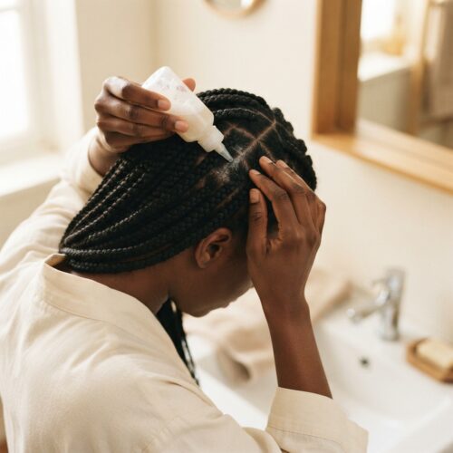 After the scalp washing section
